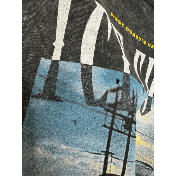 Ice Cube Sz M It Was A Good Day T-Shirt Black Mineral Wash Distressed Cotton - Picture 3 of 8